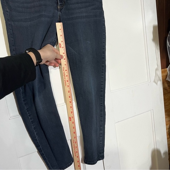 Democracy AB Technology Jeans High Rise Size 12 Dark Wash Slim Leg - Picture 5 of 8